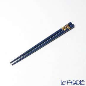 【伝統工芸】輪島塗 干支箸 子（ね） 青（小） 19.5cm