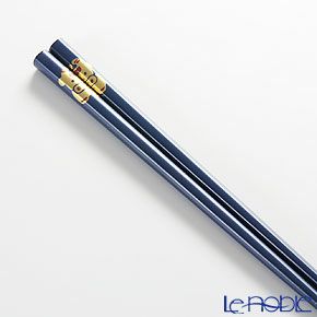 【伝統工芸】輪島塗 干支箸 丑 青（小） 19.5cm