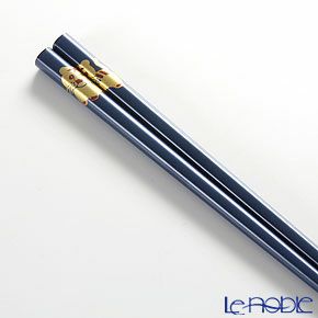 【伝統工芸】輪島塗 干支箸 寅 青（小） 19.5cm