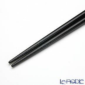 【伝統工芸】輪島塗 干支箸 卯 黒（大） 22.5cm