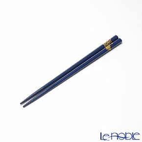 【伝統工芸】輪島塗 干支箸 卯 青（小） 19.5cm