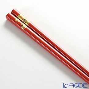 【伝統工芸】輪島塗 干支箸 辰 赤（小） 19.5cm