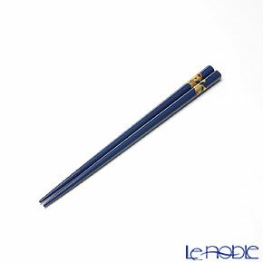 【伝統工芸】輪島塗 干支箸 午 青（小） 19.5cm