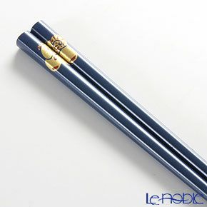 【伝統工芸】輪島塗 干支箸 未 青（小） 19.5cm