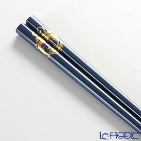 【伝統工芸】輪島塗 干支箸 申 青（小） 19.5cm