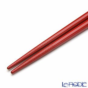 【伝統工芸】輪島塗 干支箸 酉 赤（中） 21cm