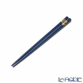 【伝統工芸】輪島塗 干支箸 戌 青（小） 19.5cm