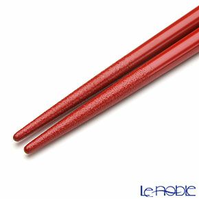 【伝統工芸】輪島塗 干支箸 亥 赤（中） 21cm