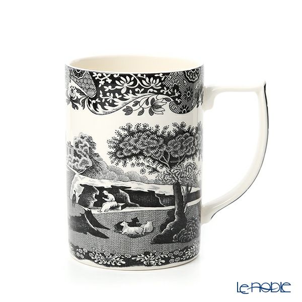 スポード ブラックイタリアン マグカップ 340ml【創業250周年記念コレクション】