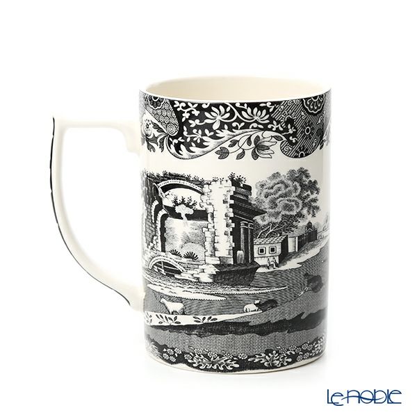 スポード ブラックイタリアン マグカップ 340ml【創業250周年記念コレクション】