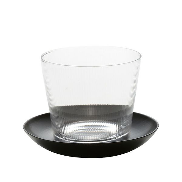 松徳硝子 冷茶器 Million グラス 180ml 茶托付 1901002