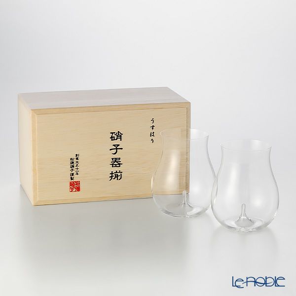 松徳硝子 うすはり 3021020 大吟醸 250ml ペア 【木箱入】