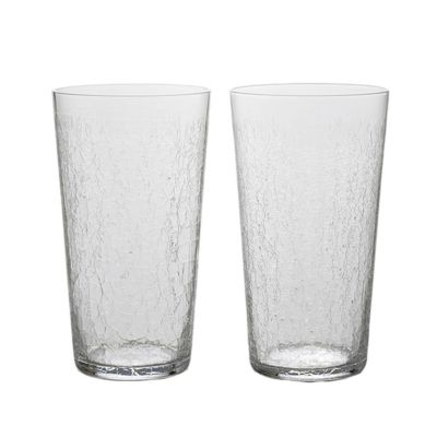 深川硝子工芸 CRACKS ビアグラス ペア | ブランド洋食器専門店ル