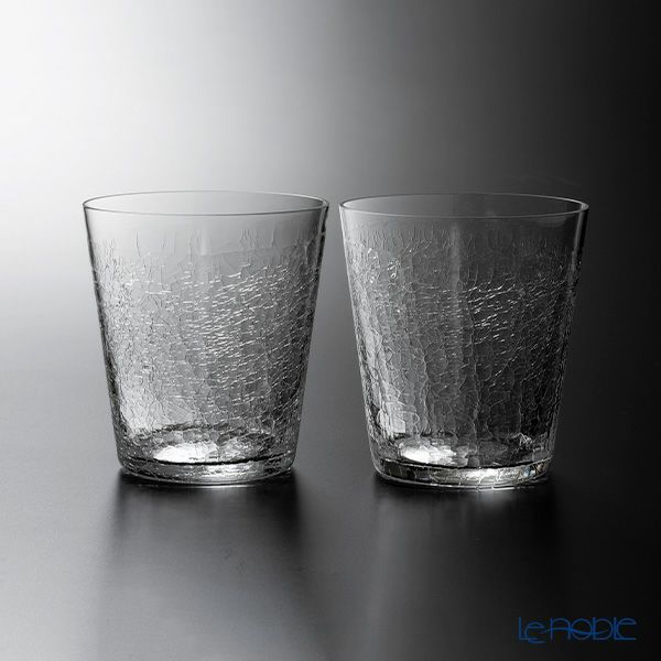 深川硝子工芸 CRACKS ロックグラス ペア
