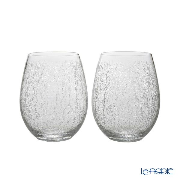 深川硝子工芸 CRACKS ワイングラス ペア