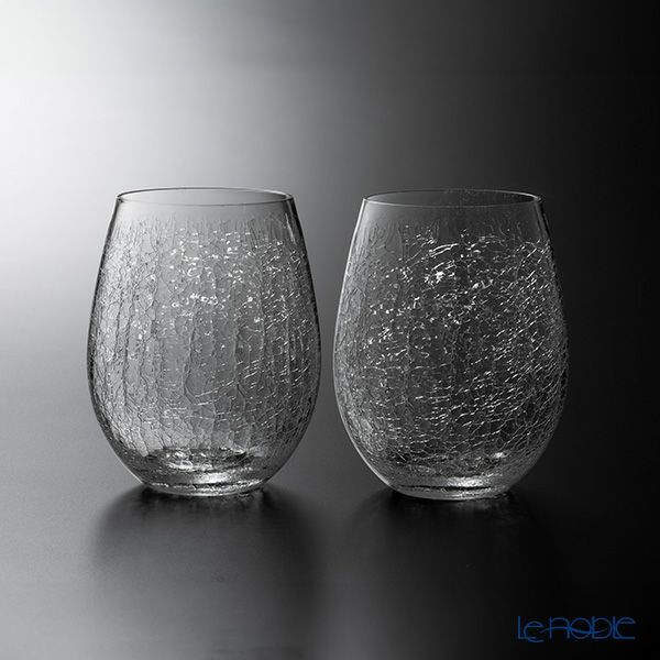 深川硝子工芸 CRACKS ワイングラス ペア
