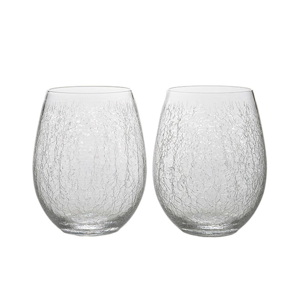 深川硝子工芸 CRACKS ワイングラス ペア