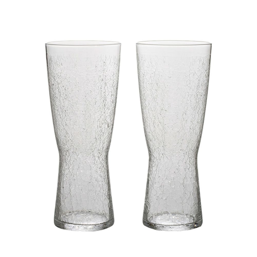 深川硝子工芸 CRACKS ビアグラス ペア