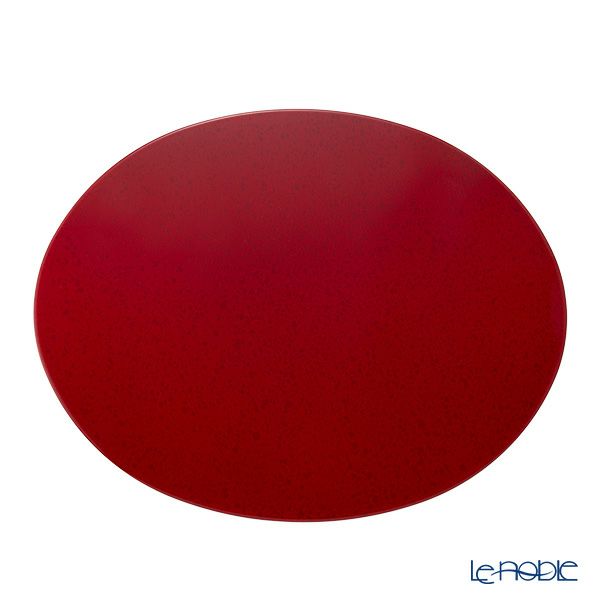 ラックヌーボー マーブルコレクション 楕円型プレースマット（L） レッド