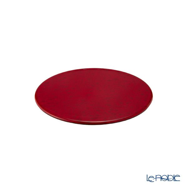 ラックヌーボー マーブルコレクション 丸型コースター（フラット） レッド 11cm