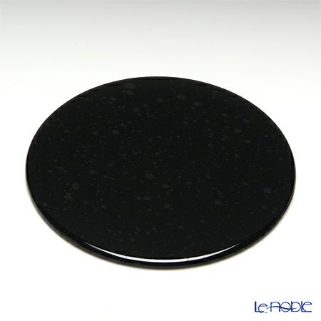 ラックヌーボー マーブルコレクション 丸型コースター（フラット） ブラック 11cm