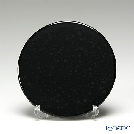 ラックヌーボー マーブルコレクション 丸型コースター（フラット） ブラック 11cm