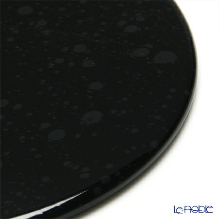 ラックヌーボー マーブルコレクション 丸型コースター（フラット） ブラック 11cm