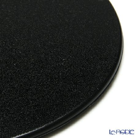 ラックヌーボー マーブルコレクション 丸型コースター（フラット） ブラック 11cm