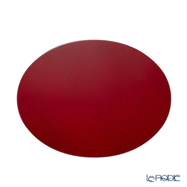 ラックヌーボー マーブルコレクション 楕円型プレースマット（S） レッド
