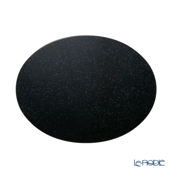 ラックヌーボー マーブルコレクション 楕円型プレースマット（S） ブラック