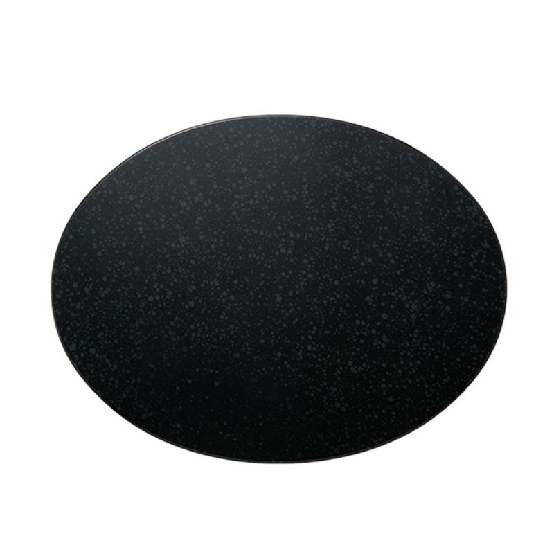 ラックヌーボー マーブルコレクション 楕円型プレースマット（S） ブラック