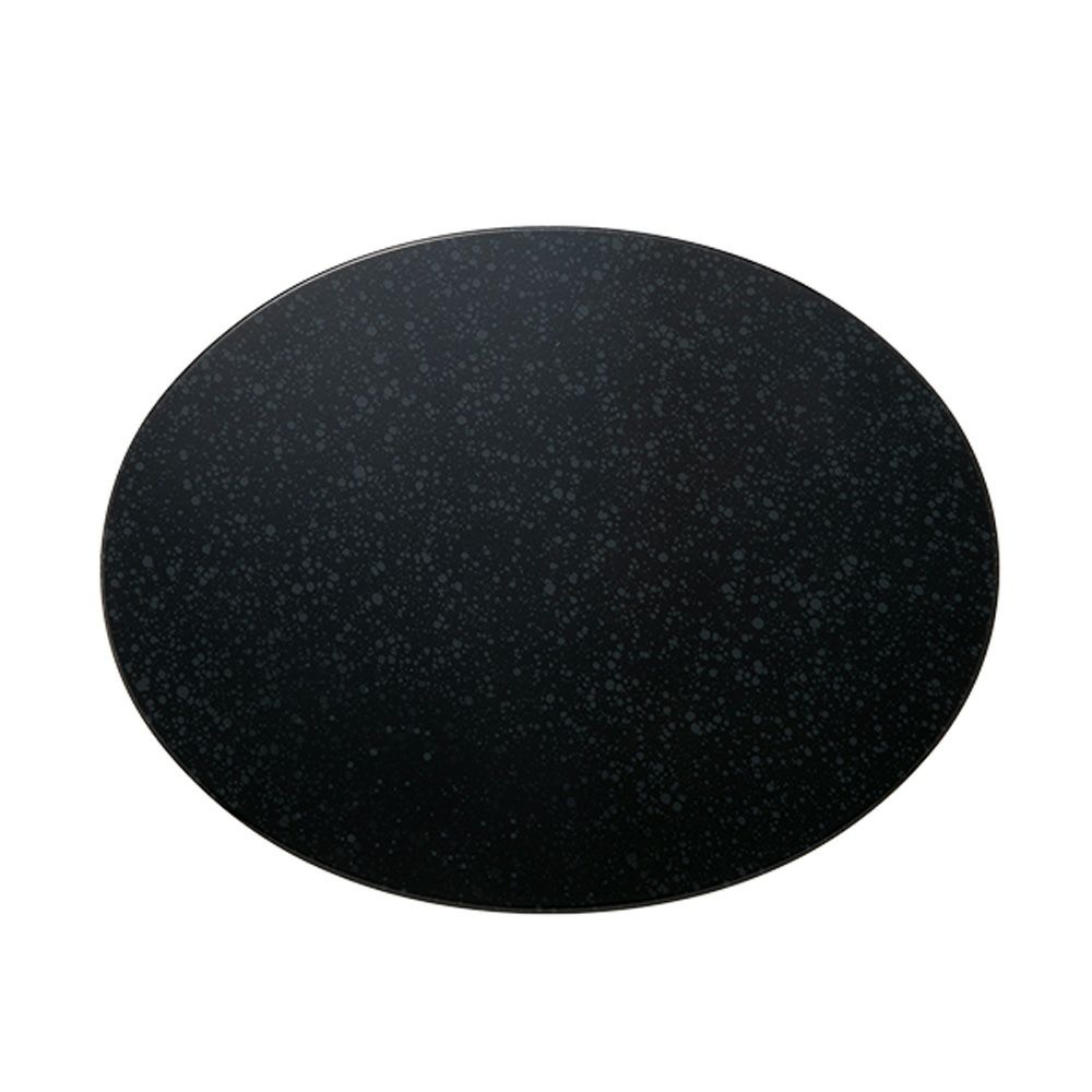 ラックヌーボー マーブルコレクション 楕円型プレースマット（S） ブラック