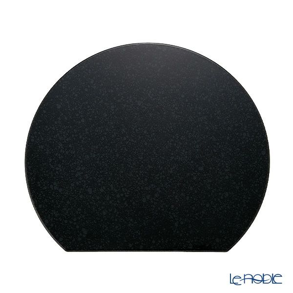 ラックヌーボー マーブルコレクション 半月型プレースマット（L） ブラック