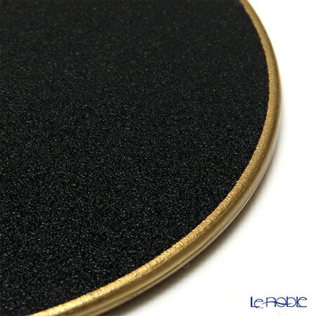 ラックヌーボー 丸型コースター（フラット） レッドゴールドラメ 11cm
