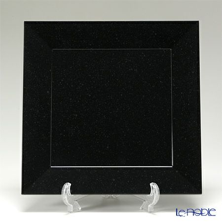 ラックヌーボー マーブルコレクション チャージャープレート ブラック（スクエア）