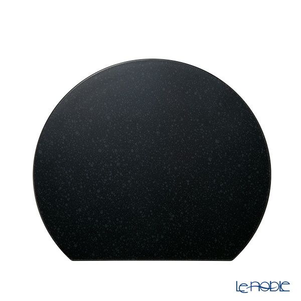 ラックヌーボー マーブルコレクション 半月型プレースマット（S） ブラック