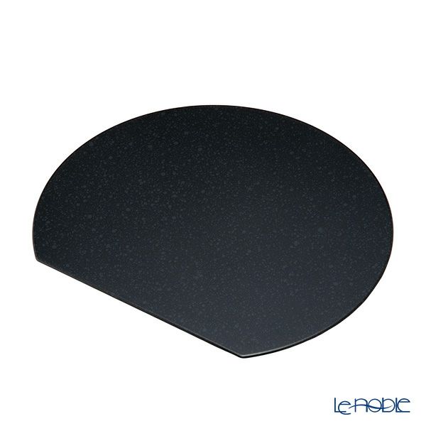 ラックヌーボー マーブルコレクション 半月型プレースマット（S） ブラック
