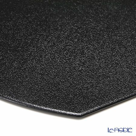 ラックヌーボー マーブルコレクション 半月型プレースマット（S） ブラック