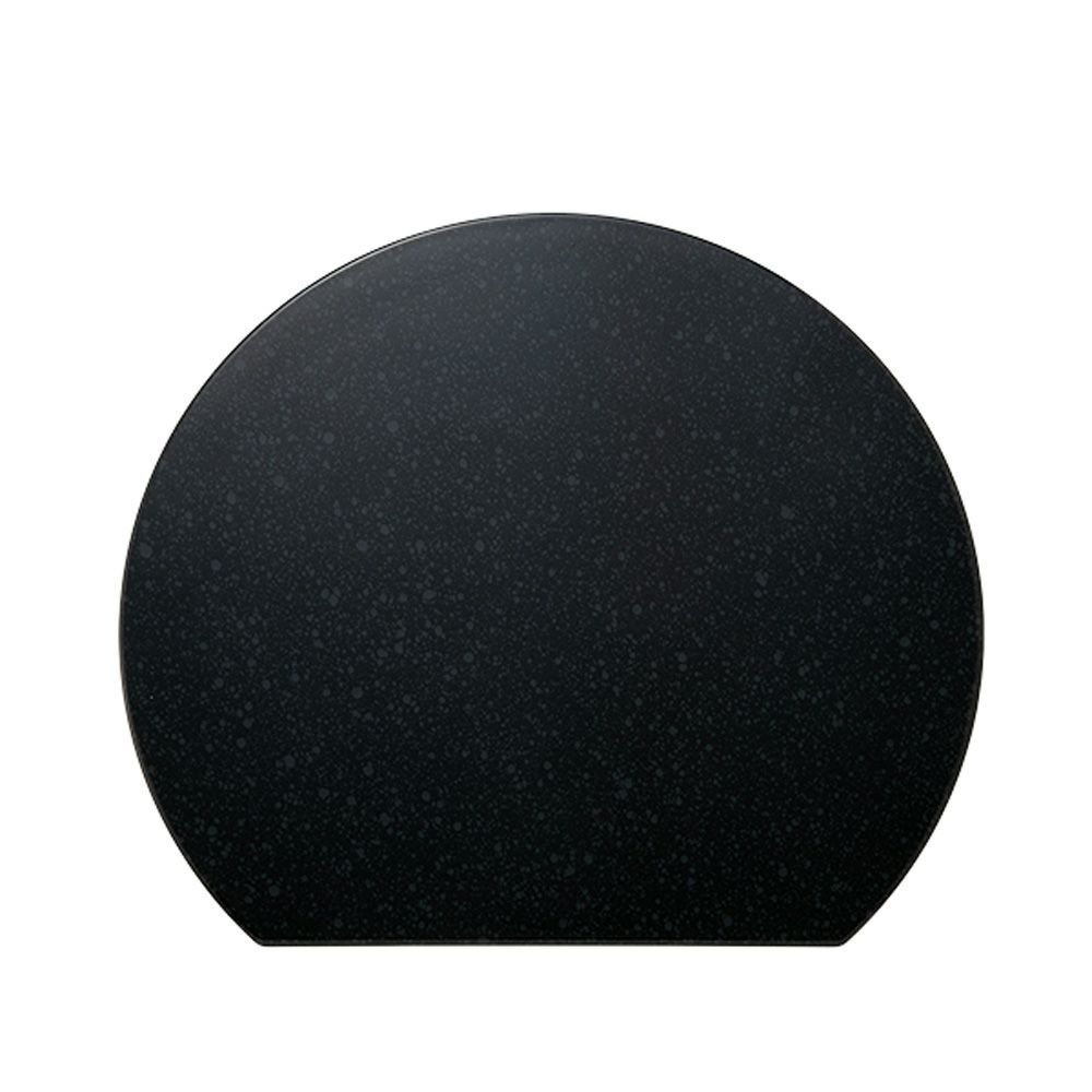 ラックヌーボー マーブルコレクション 半月型プレースマット（S） ブラック