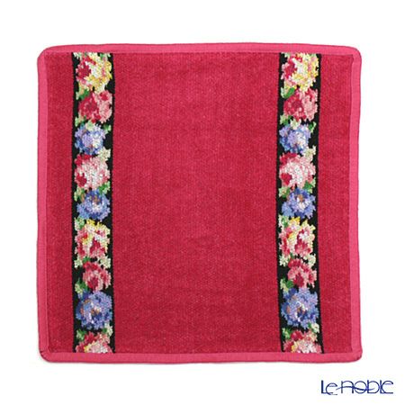 フェイラー ハンドタオル アイーダ ブラック チェリー 25×25cm