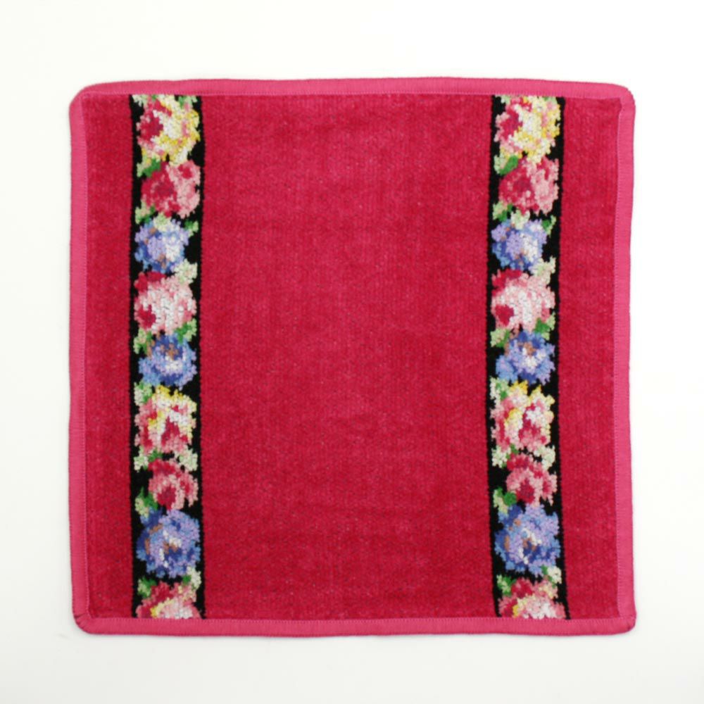 フェイラー ハンドタオル アイーダ ブラック チェリー 25×25cm