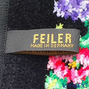 フェイラー ハンドタオル アネモネ ブラック ブラック 30×30cm