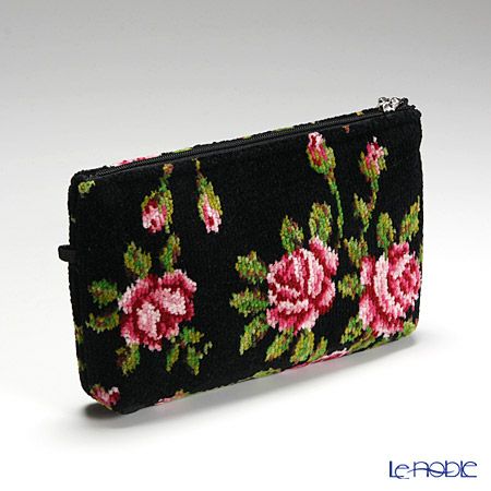 フェイラー コスメポーチ ミリアム ブラック 18×9cm