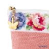 フェイラー コスメポーチ アイーダ ホワイト ピンク 18×9cm