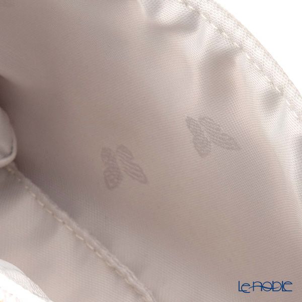 フェイラー コスメポーチ アイーダ ホワイト ブルー 18×9cm