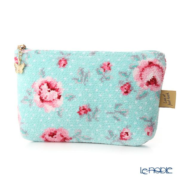 フェイラー コスメポーチ モンプティ アクア 18×9cm