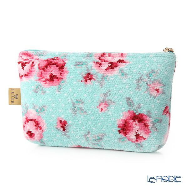 フェイラー コスメポーチ モンプティ アクア 18×9cm