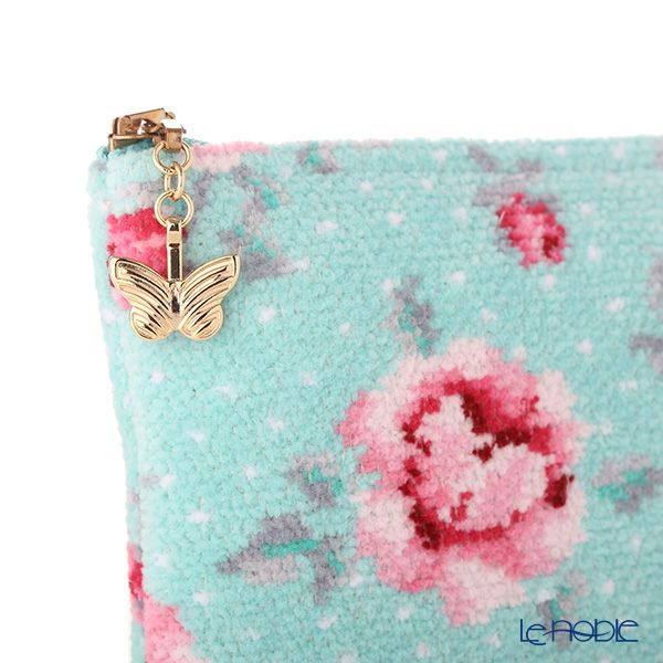 フェイラー コスメポーチ モンプティ アクア 18×9cm