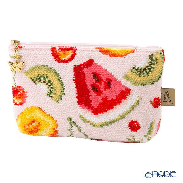 フェイラー コスメポーチ フルーツポプリ ピンク 18×9cm