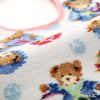 フェイラーベビー よだれかけ／スタイ リトルスキッパーズ 25×30cm エリカ 女の子用